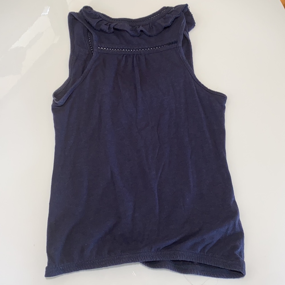 Blue ruffled halter - Picture 2 of 3